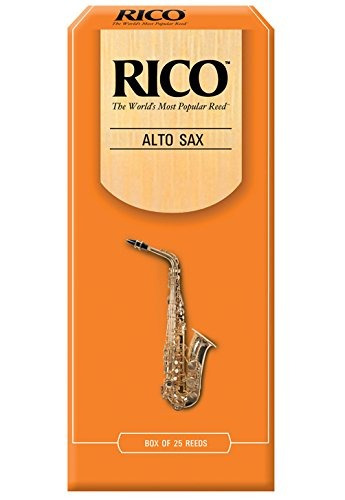 Cañas Para Saxofón Alto Rico De D'addario Fuerza 3.5