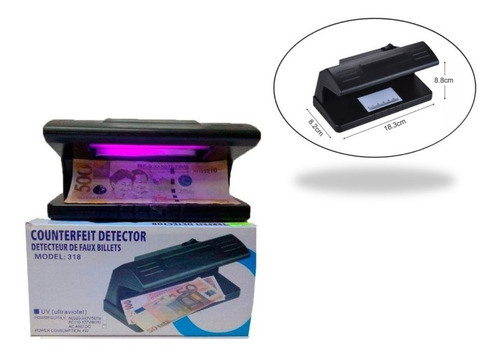 Maquina Detector Probador Revisar Billetes Dinero Falsos.