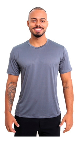 Kit 10 Camiseta Dry Fit Poliéster Corrida Academia Masculina