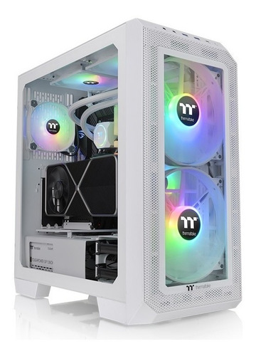 Gabinete Thermaltake View 300 Mx Snow Color Blanco