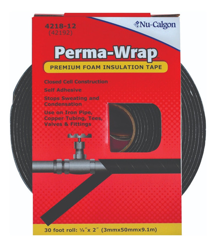 Nu-calgon 4218-12 Perma-wrap Foam Insulation Tape Dispen Yyn