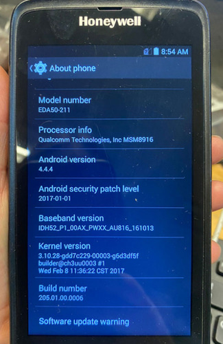 Terminal Honeywell Eda50-211 (Usado)