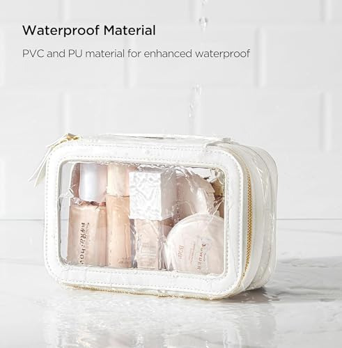 Organizador De Maquillaje Transparente Para Viaje Y Almacena