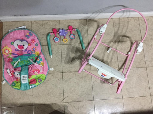 Mecedora Fisher Price Rosa Con Vibracion . Dos Posiciones (Usado)