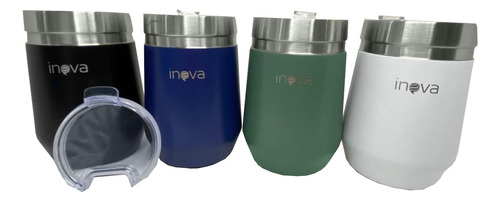 Mate Termico Inova Acero Inoxidable Con Tapa