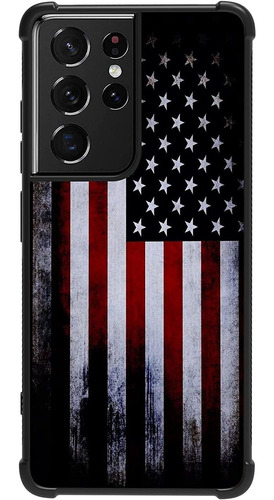 Funda Para Samsung Galaxy S21 Ultra (diseno Bandera Eeuu)