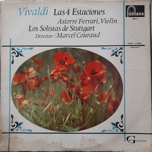 Vinilo Los Solistas De Stuttgart Vivaldi 4 Estaciones Cl2