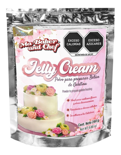 Jelly Cream Betún Para Gelatina Ma Baker And Chef