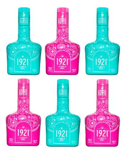 1921 Crema De Tequila Edición Irresistible 750ml Caja 6pzs