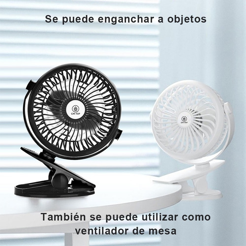 Ventilador De Escritorio Mini Portátil Recargable Usb Rosa