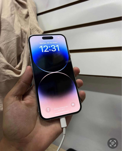 iPhone 15 Pro Blanco 128gb Con Caja Y Cable Batería 92%