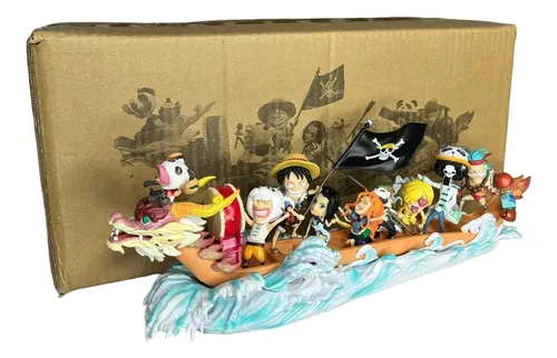 Figura Barco De Dragon 35cm Con Personajes One Piece