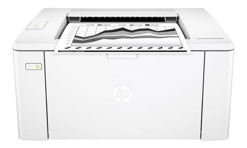 Impresora simple función HP LaserJet Pro M102W con wifi blanca 110V