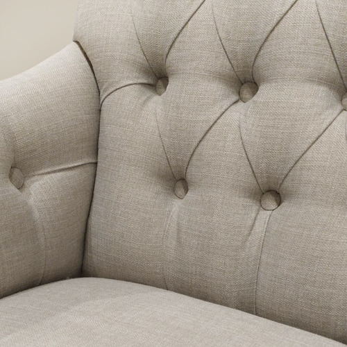 Imagen 5 de 10 de Sillon Mecedor Milano Ideal Amamantar Lino Base Lustre