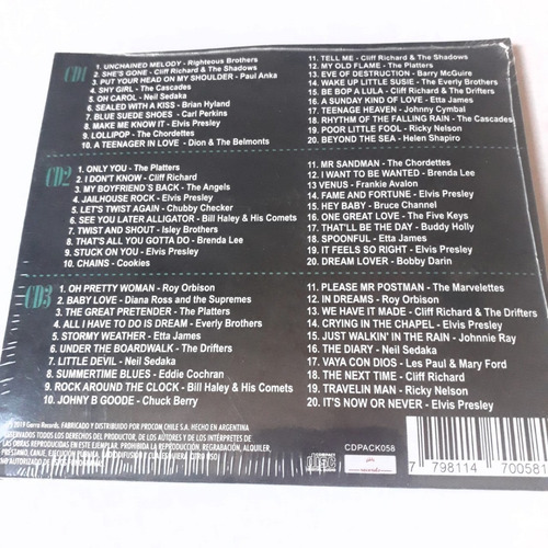 Pack 3 Cd Rock , Twist E. Presley, Bill Haley Sellado