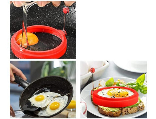 Moldes Huevos Anillos Silicona Circulo Gourmet 11544