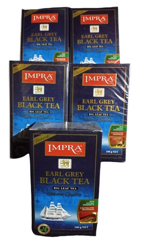 Te Negro En Hoja Impra Earl Grey Black Tea X 5