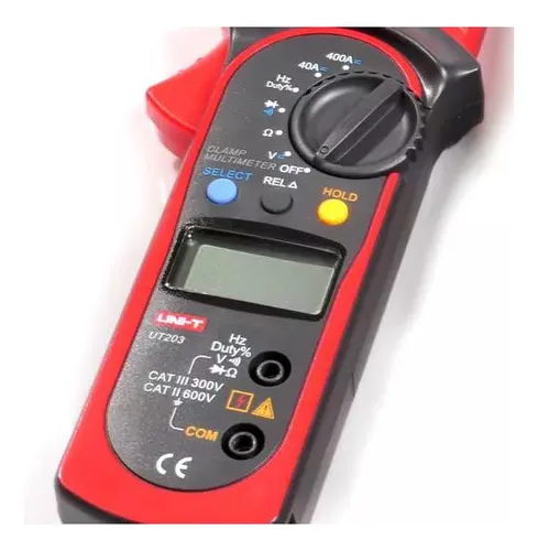 Ut203 Pinza Multimetro Para Panel Solar Corriente Ac Dc