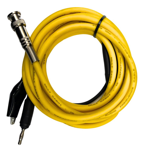 Cabos Colorido Para Osciloscópio Bnc Pino Banana - 4 Un.