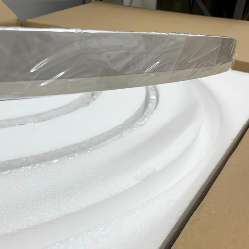 Gmh Luminária Lustre Pendente Teto Led 3 Aneis Arcos Argolas 80cm 60cm 40cm Sala Quarto Recepção Hall Pé Direito Alto Duplo 4 Metros Regulagem Cabo Grande Cor Branco Moderna 113w 127/220V