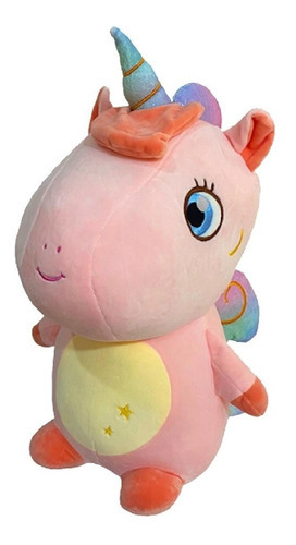 Pelucia Squish Pals Grande Unicornio Rosa 50cm Toyng 46661