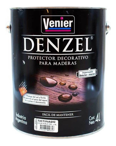 Protector 4l Roble Oscuro P/madera Satinado Denzel