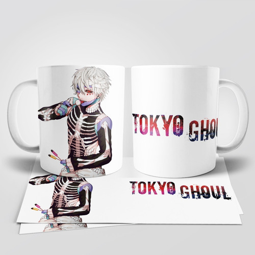 Tokyo Ghoul Ken Kaneki Taza Tu Propio Estilo #6 Blanco