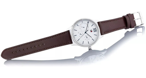 Relogio Tommy Hilfiger Masculino Couro Executivo -1791418 Nf