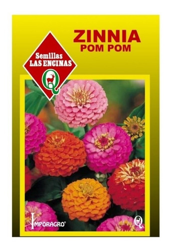 Semillas De Zinnia 'pom Pom'