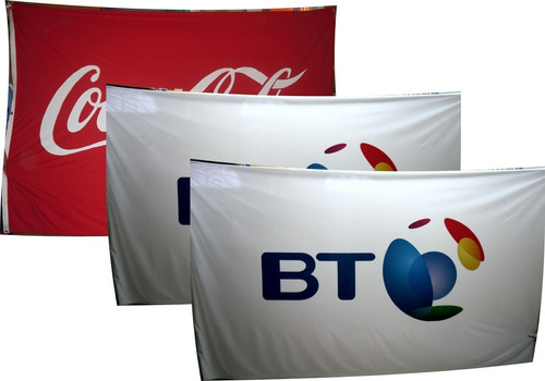 4 Bandera Blanca Y 2 Full Print Logo 90x122 Mt Exteriores