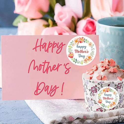 Pegatinas De Feliz Día De La Madre Para Tarjetas