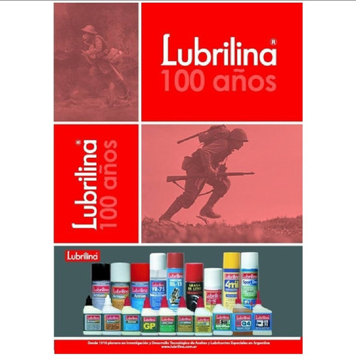 Imagen 3 de 7 de Lubricante Lubrilina Limpiador Arma 50cc