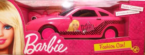 2x Unidades Carrinho Da Barbie Controle Remoto Rosa Meninas