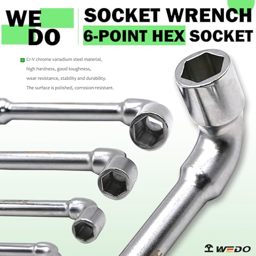 Llave De Vaso Hexagonal En Ángulo En Forma De L Wedo, Llave