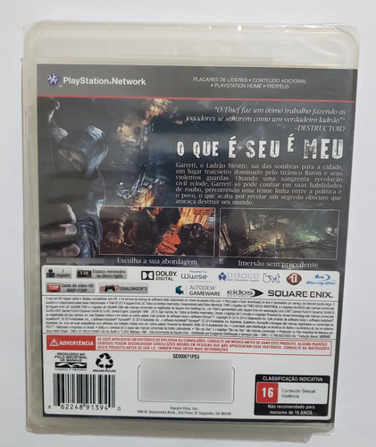 Thief - Ps3 (lacrado)
