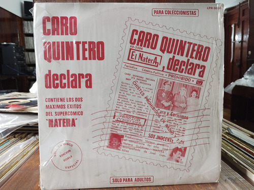 Natera Caro Quintero Vinilo Lp Acetato Vinyl