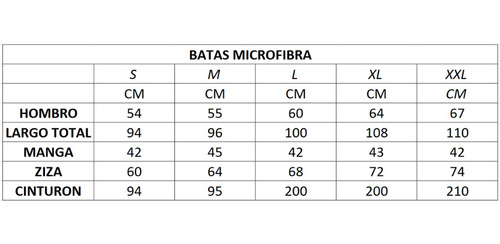 Bata Toalla Secado Rapido Blanco Hotel Spa Unisex