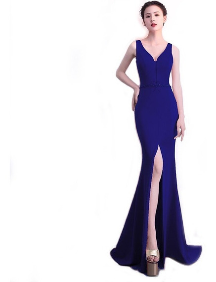 Vestidos De Gala Azul Marino | MercadoLibre 📦
