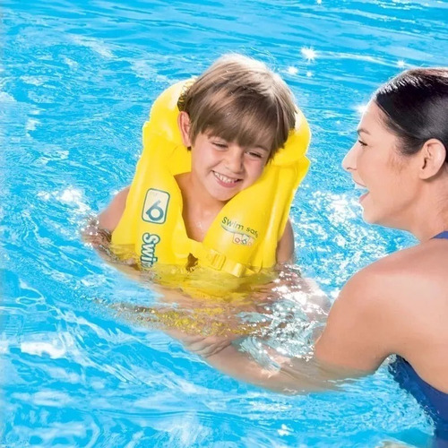 Chaleco Salvavidas Infantil Inflable Para Niños 3 A 6 Años