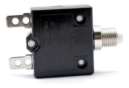 Interruptor De Botón Térmico Disyuntor De Sobrecarga 30a