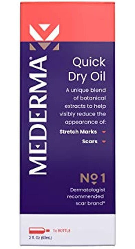 Mederma Quick Dry Oil - Para Cicatrices, Estrías, Irregulari