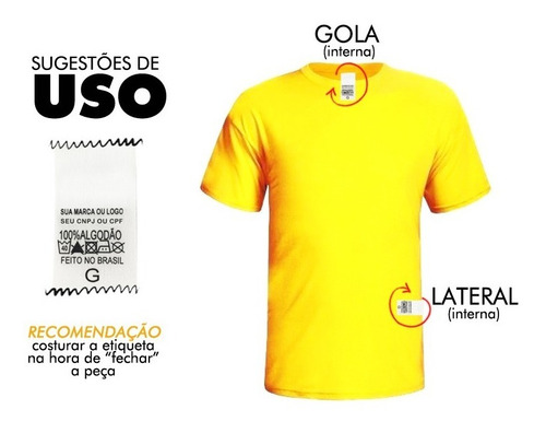Etiqueta Interna De Roupa Composição 1.000 Un Compre Já