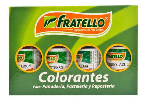 Productos Fratello (colorante, Esencias, Masa Elástica, Cmc)