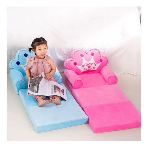 Sofá Plegable Para Niños Pequeños, Sillón, Funda Lavable A1