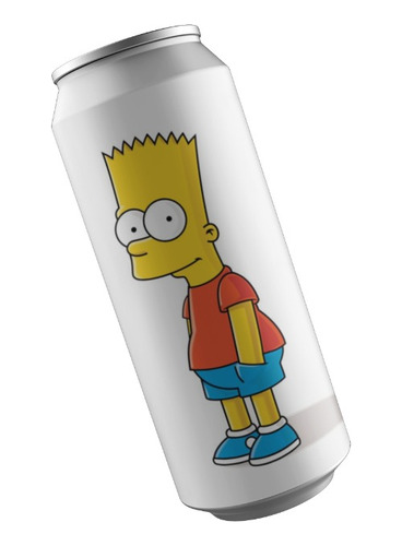 [ Termo Lata 500 Ml ] Bart Simpson