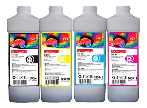 Imagen 1 de 2 de Pack 4 Litros Compatible Epson Ecotank T544 L3210 L3250