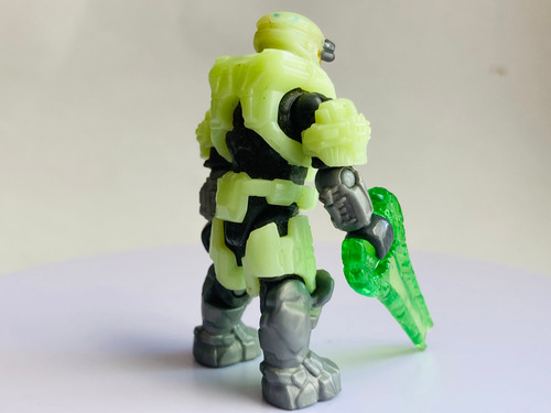 Halo Mega Bloks Spartan Brilla En La Obscuridad Set 97516 1 Spartan Brilla En La Obscuridad Set 97516 (Usado)