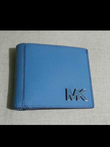 Cartera Michael Kors Para Hombre Color Azul