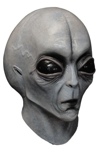 Máscara De Alienígena Gris Área 51 Ovni Marciano Halloween