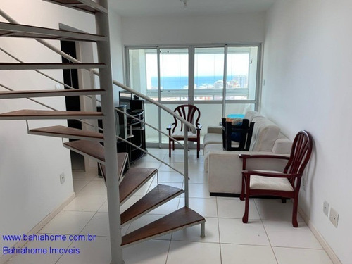 Imagem 6 de 21 de Com Ambientes Amplos, Piscina Com Vista Mar Essa Bela Cobertura Triplex A Venda No Costa Azul - Ap1043luz